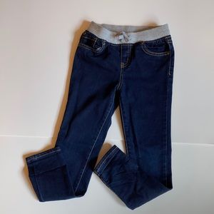 Cat & Jack dark wash pull on jeans size 6
